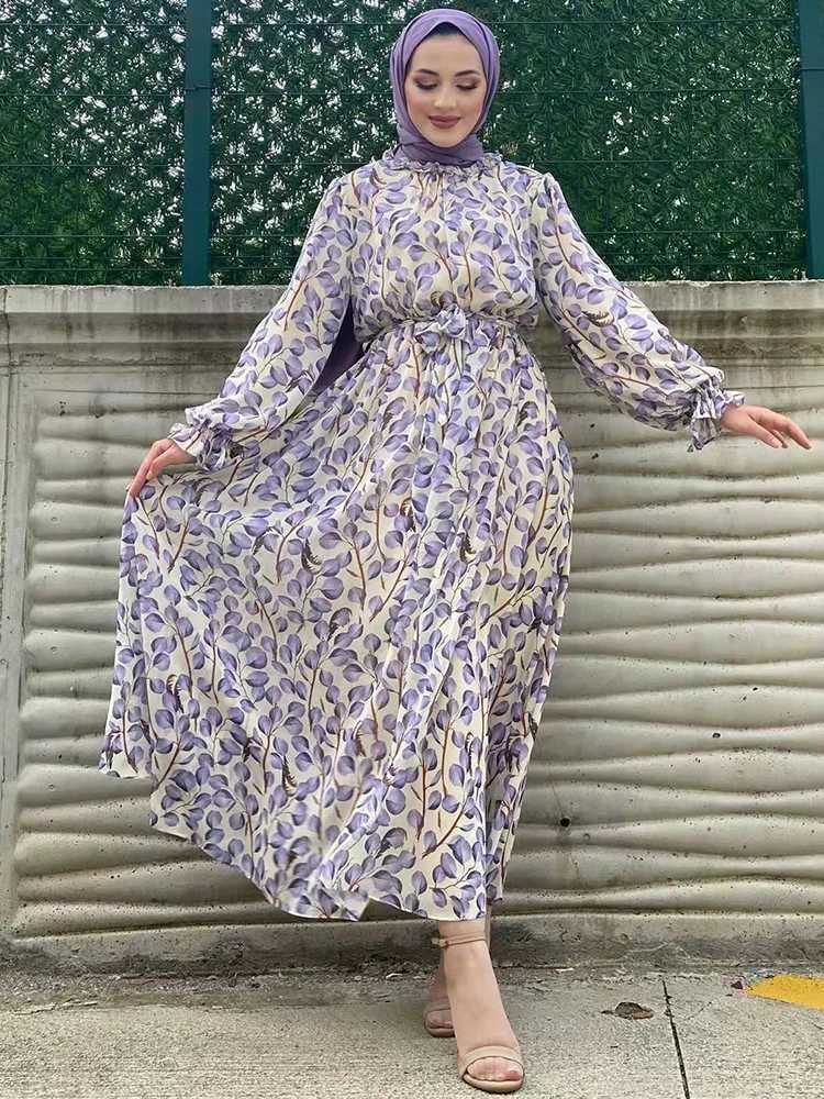 Summer Muslim Woman Dress Chiffon Dubai Abaya Ramadan African Elegant Dresses for Women Abayas Kaftans Turkey Modest X250514
