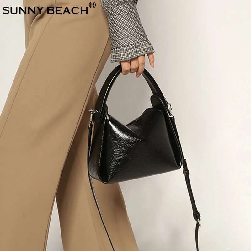 SUNNY BEACH Vintage Totes Bag Shoulder Designer Crossbody High Quality PU Leather Brand Doctor Box Handbags