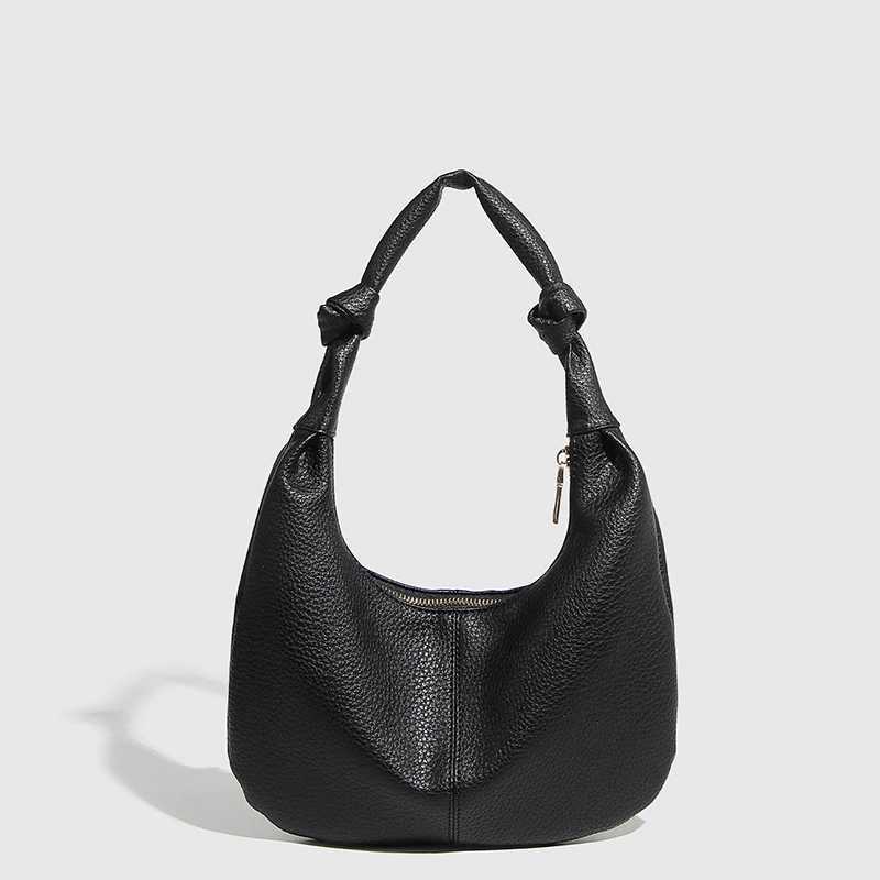 Persali Fi Shoder Bags Solid Color PU High-end w crescent bag Wen Handbag Luxury Brand Small Tote Bag Z250514