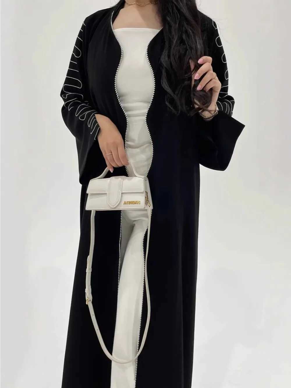 Dubai Abaya Women Cardigan Embroidery Robe Eid Dresses Muslim Caftan Robe Jalabiya Ramadan Morocco Dubai Kaftan Vestidos Largos X250514