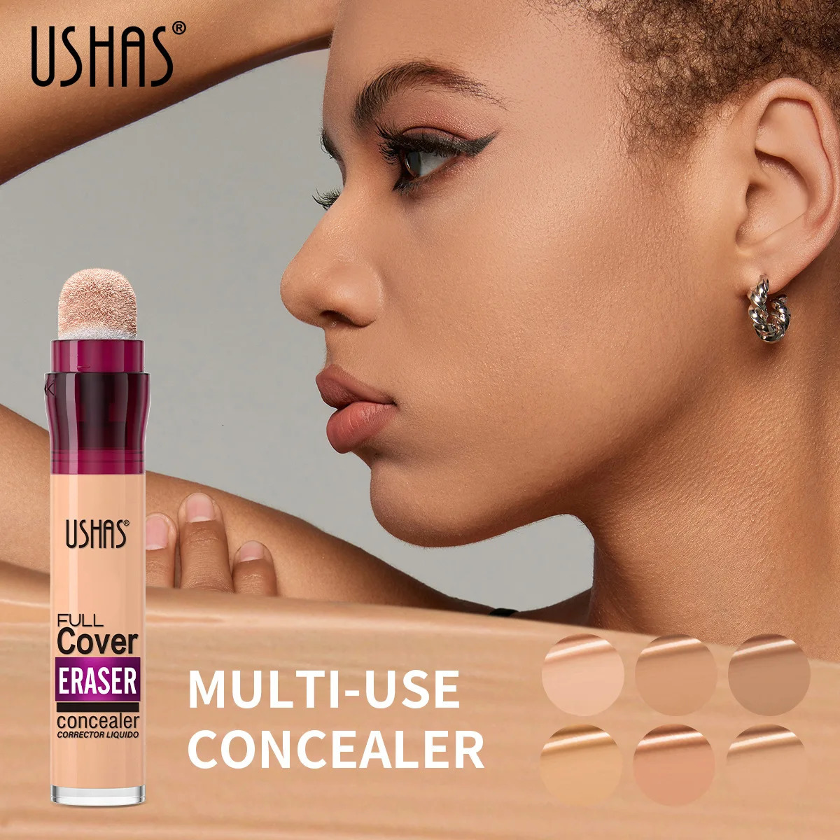 Facial Concealer Sponge Head Matte Liquid Foundation Makeup Oil Control Long Lasting BB Cream Waterproof Brighten Cosmetics 250512