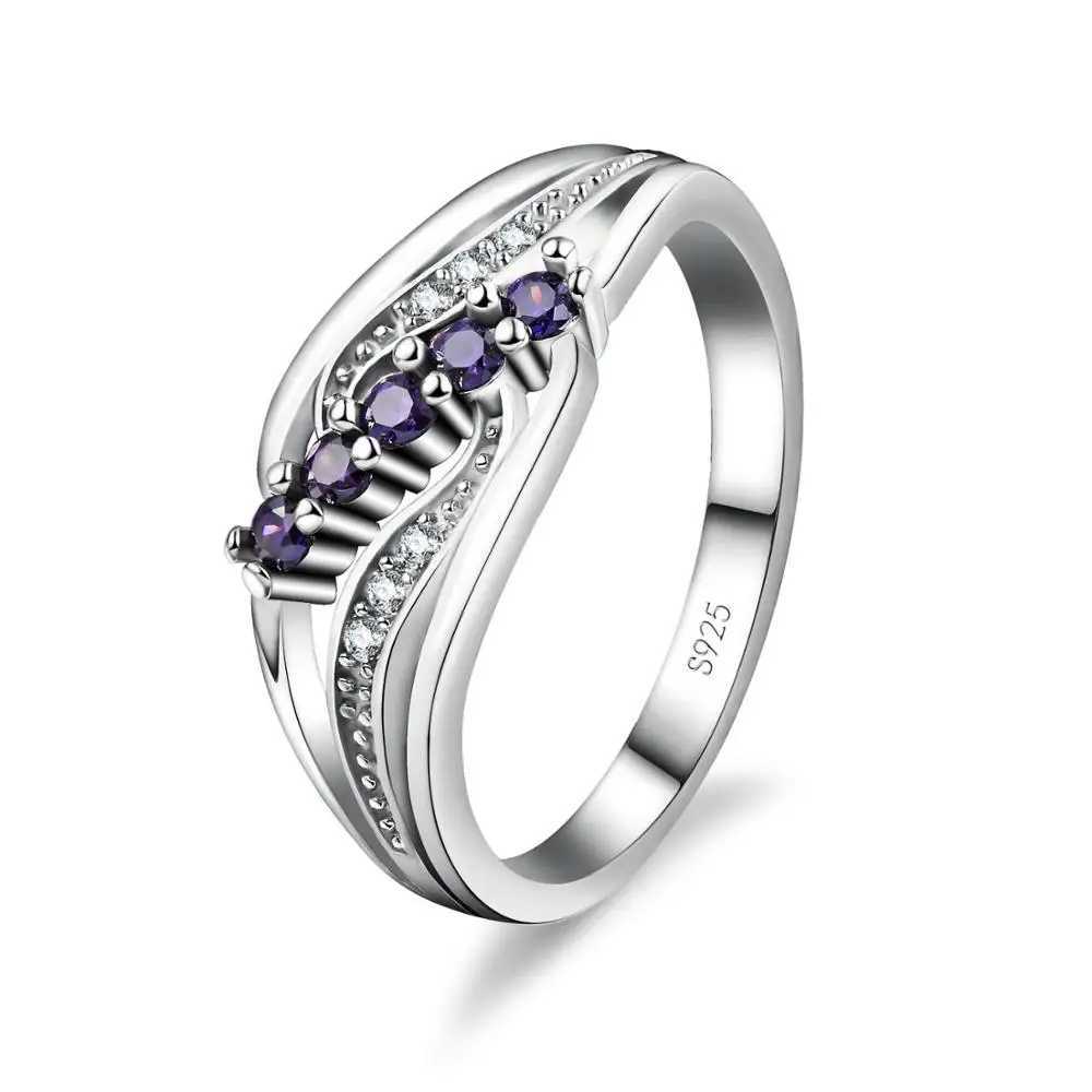 Fast Shipping Genuine 925 Sterling Silver Promising Rings For Women Girls Super N Women Fashion Jewelry Bright Crystal RingsXJ250514