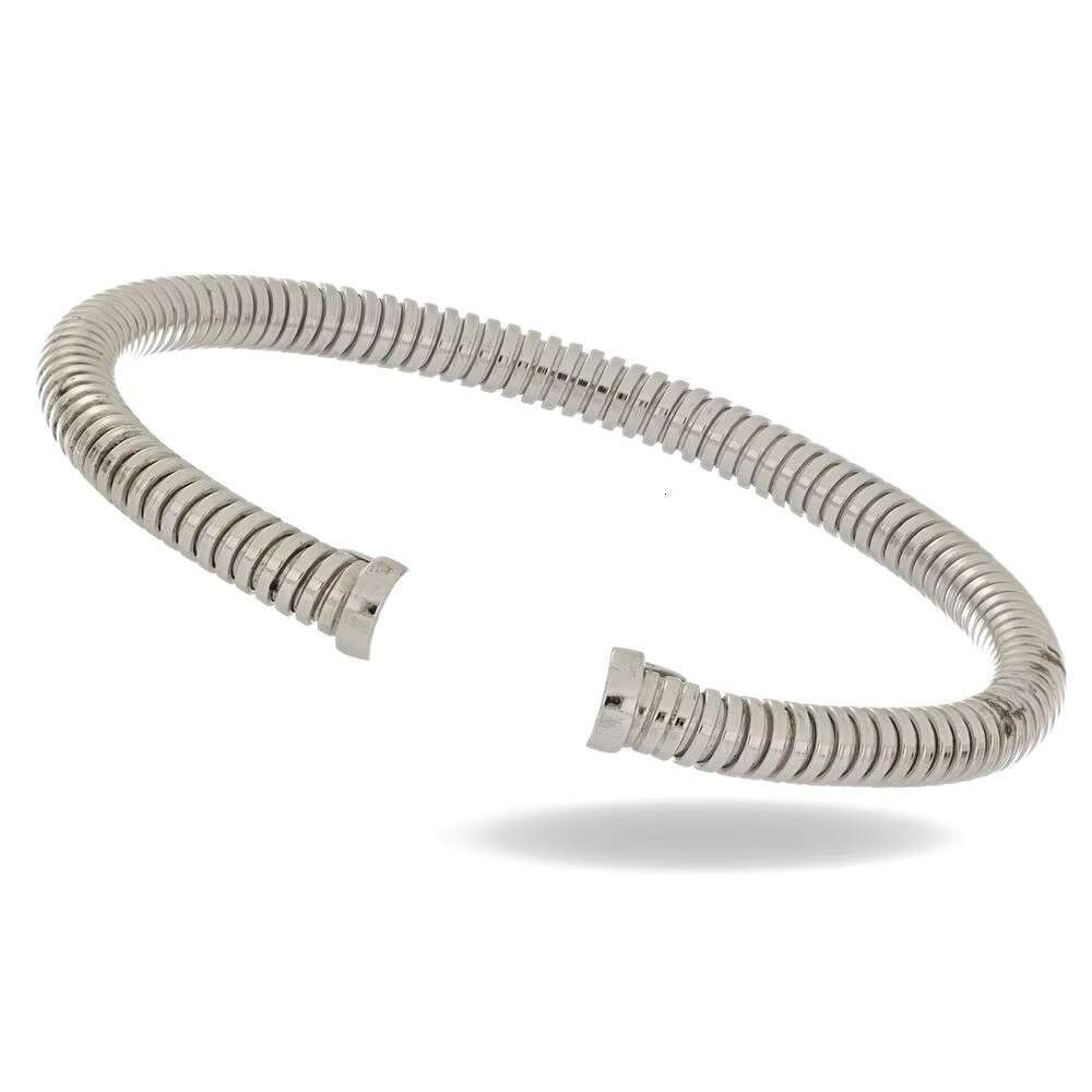 Made in Italy Minimalist Sier Bracelet with a Flexible Design Embodying Timeless Elegance for Daily Wear