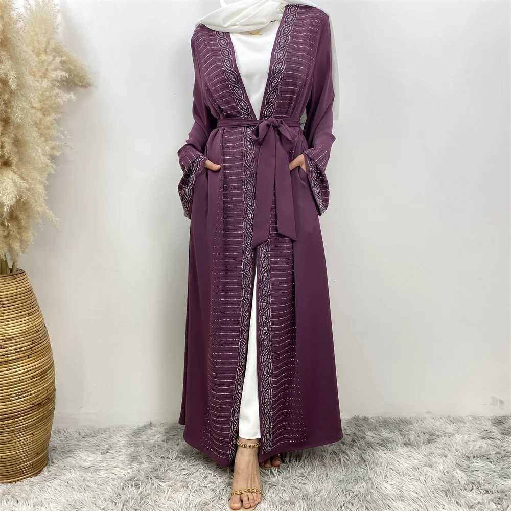 Muslim women fashion popular womens cardigan dress Dubai Africa Turkey Morocco cardigan hot selling womens clothing X250514
