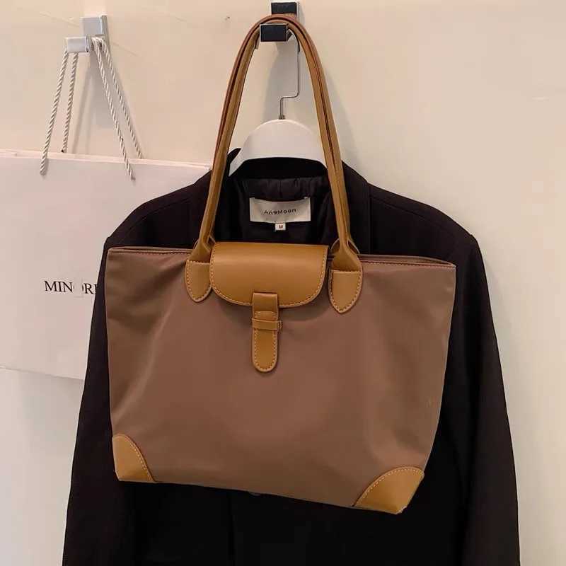 High capacity womens bag reliable and casual nyl handbag mmy shopping bag cmuting bag e shoder tote bag Z250514