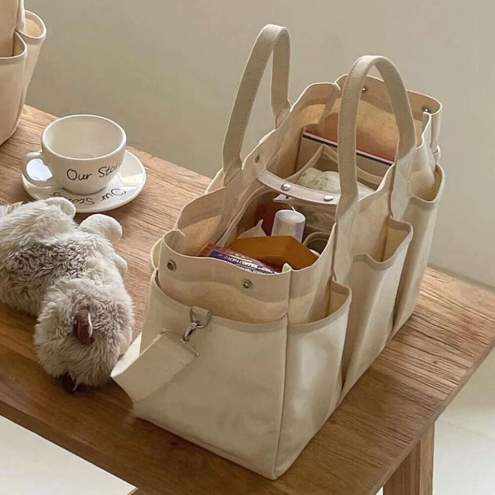Korea INS Style Mother Baby Diaper Bags Canvas Large Capacity Mommy Tote Multifunctional Maternity Nappy Storage Bag