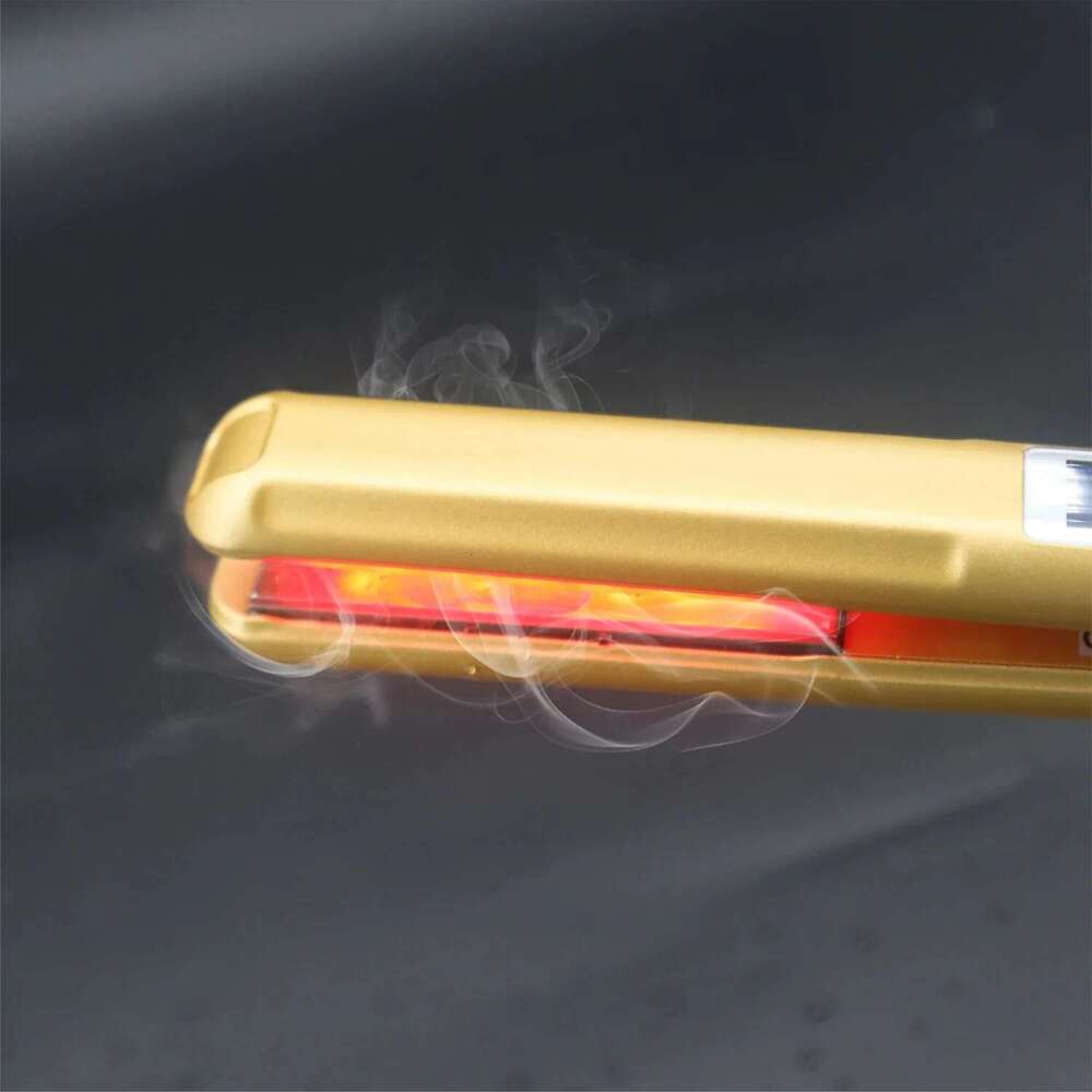 Cold Care Ultrasonic Infrared Straightener Professional Flat Iron Hair Treament Styler Therapy Conditioning Tools
