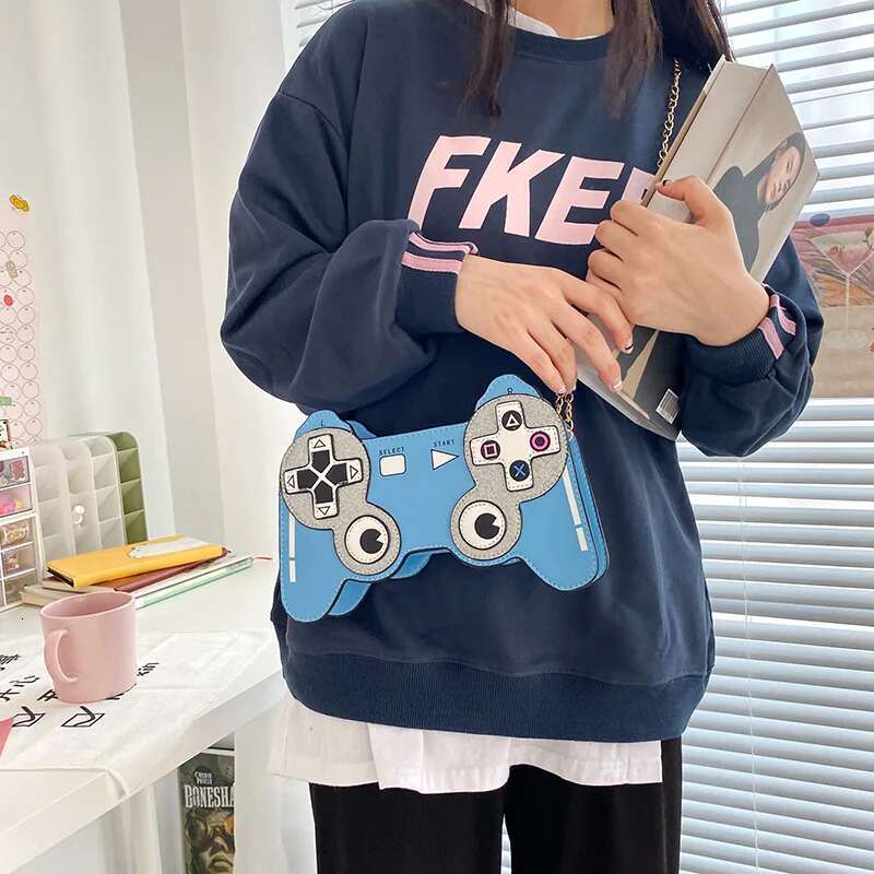 Fun Creative Personality Game hine Pu Messenger Women Cute Small Chain Shoulder Female Crossbody Bag