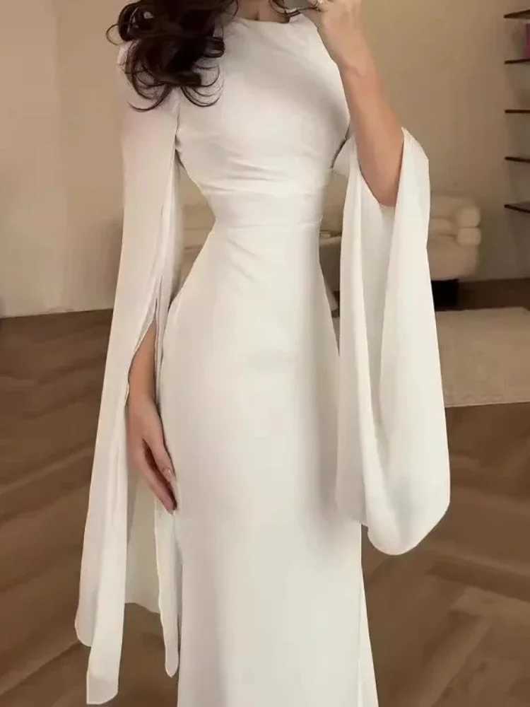 Satin Women Party Dress Jalabiya Slim Dubai Ramadan Morocco Abaya Summer Dresses Kaftan Islam Vestidos Arab Eid Muslim Robe 2024 X250514
