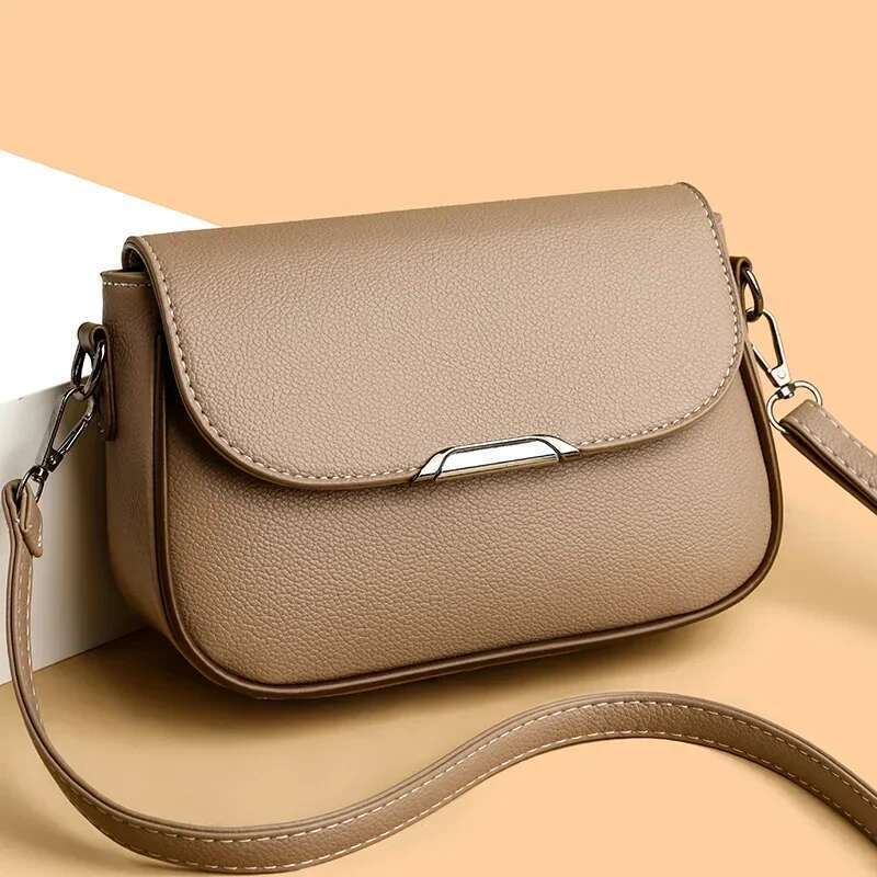 2025 Fashion New Ladies Large Flip Cover Postman Small Square Single Shoulder Crossbody Versatile Handbag High Beauty Bag
