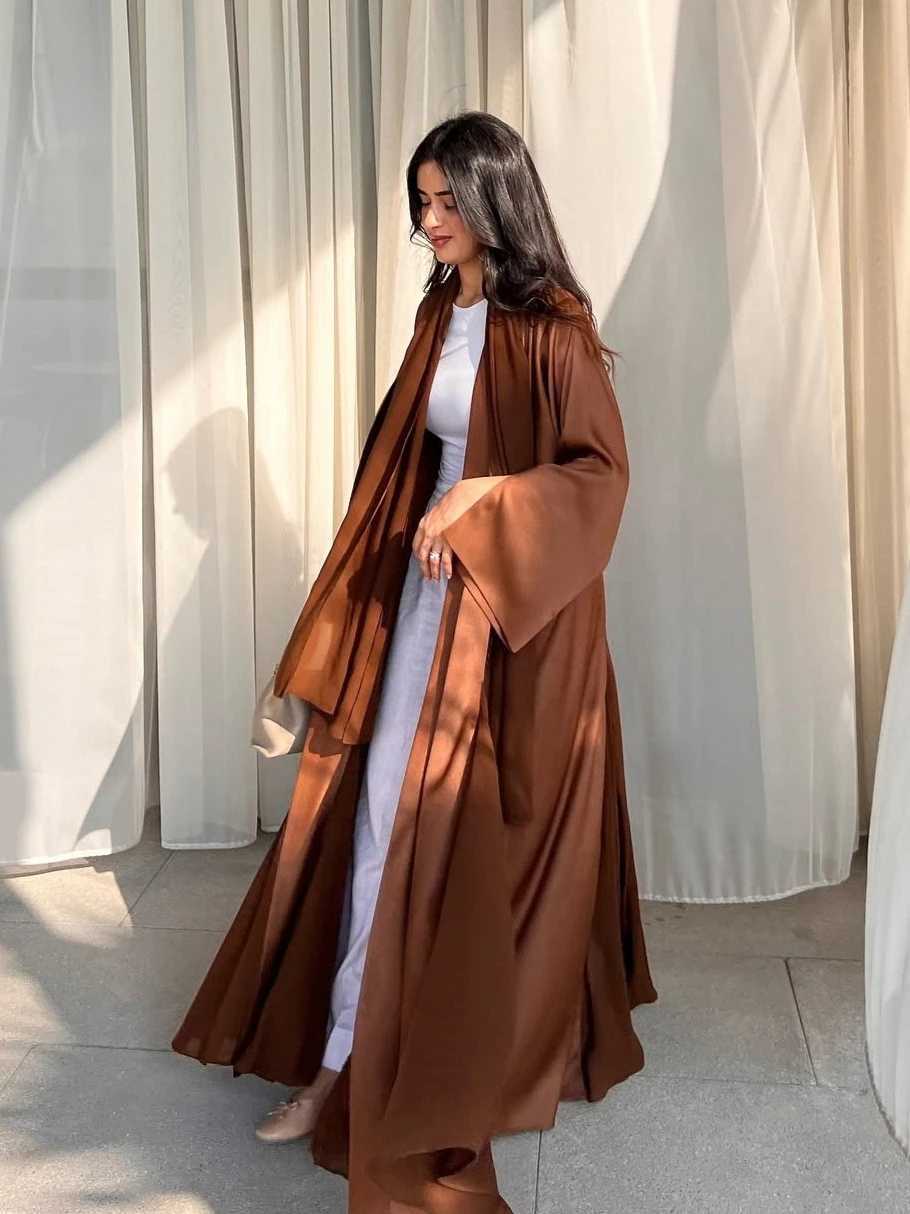 Muslim Open Abaya Women Modest Dresses Arab Cardigan Long Robe Morocco Dubai Abayas Kaftan Islam Eid Ramadan Jalabiya Vestidos X250514