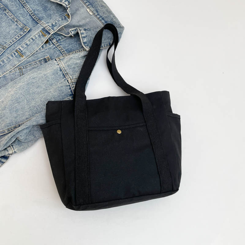 Free Delivery Designer Bag Canvas Women's Hand Shoulder Versatile Hand For College Students Commuting Large Capacity Tutoring Multiple Pockets Lu
