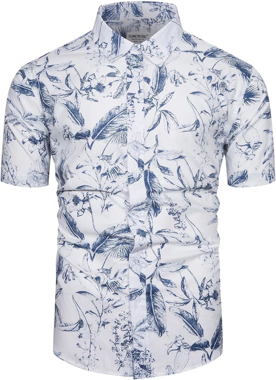 Mens Polo shirt Men Floral Shirt Short Sleeve Button Down Flower Shirt Summer Beach Hawaiian Shirt Cotton Polos shirts tshirt Casual tops summer cloth