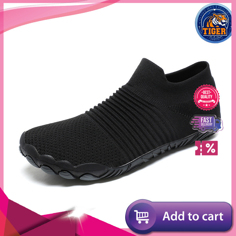 Ddmytiger Casual Wide Barefoot Shoes Non Slip Trail Running Shoe For Mens Fashion Plus Size Sneakers Comfortable Walking Footwear Outdoor