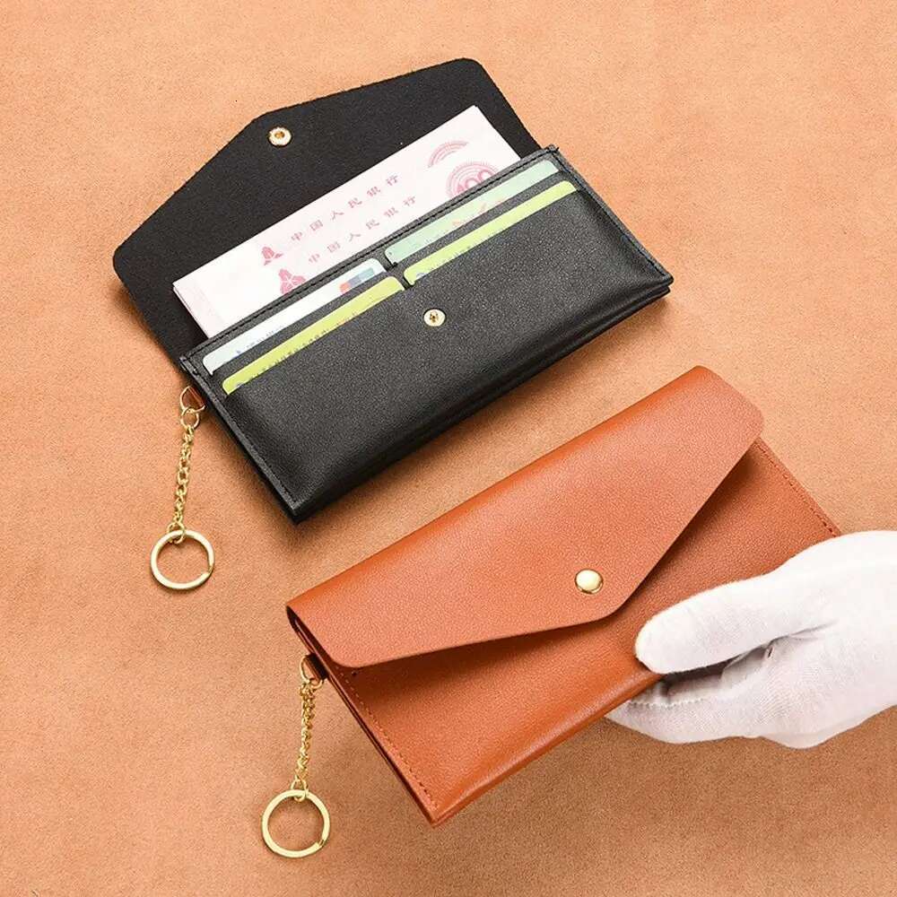 Portable Ins Bags Rectangle PU Leather Phone Bag Birthday Gifts Card Holder Women Coin Purse Wallets