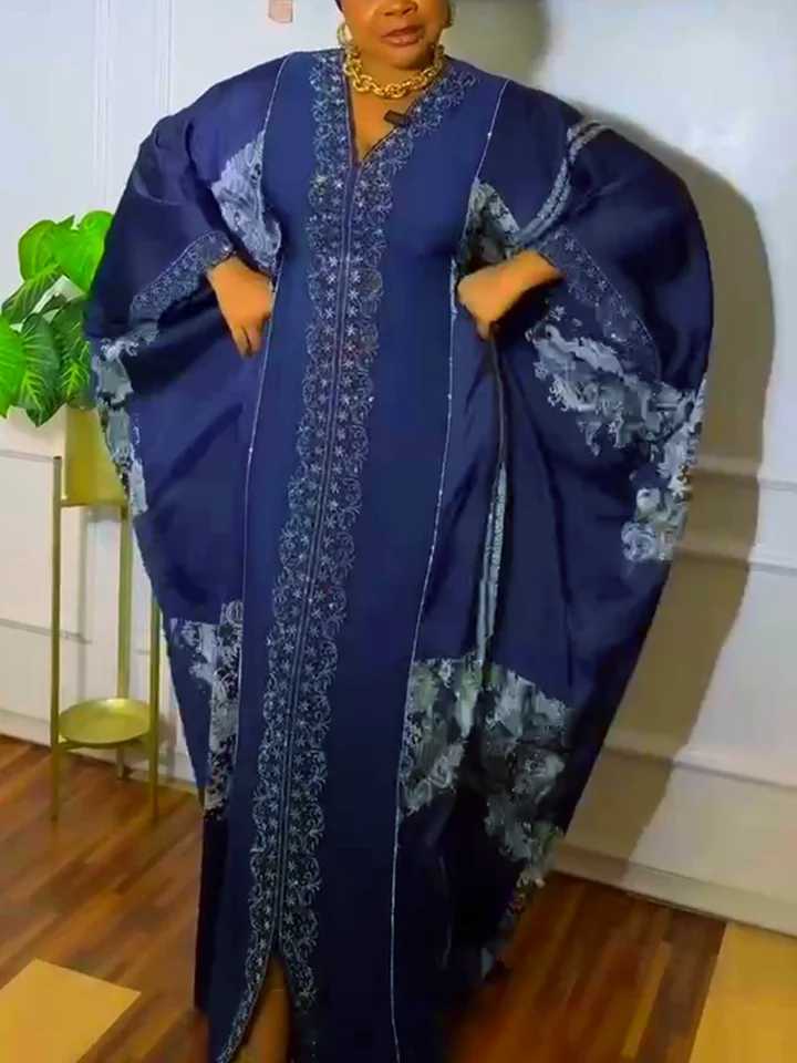 2025 Abayas For Women Dubai Luxury 2025 African Muslim Fashion Dress Caftan Marocain Evening Party Dresses Boubou Robe Djellaba Femme X2505142