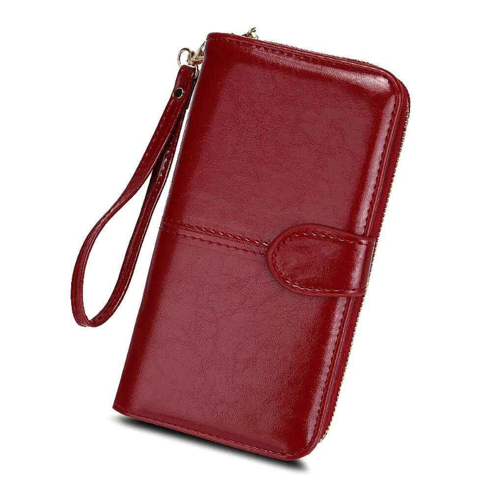 High Quality Women Wallet Anti-theft Leather Wallets For Woman Long Zipper Large Ladies Clutch Bag Female Purse Card Holder
