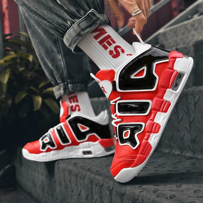 New Arrival 2025 Spring New Cushioned Anti-Shock Basketball Shoes for Teenagers Student Anti-Slip Wear-Resistant Thick Sole Sports Shoes Z250514