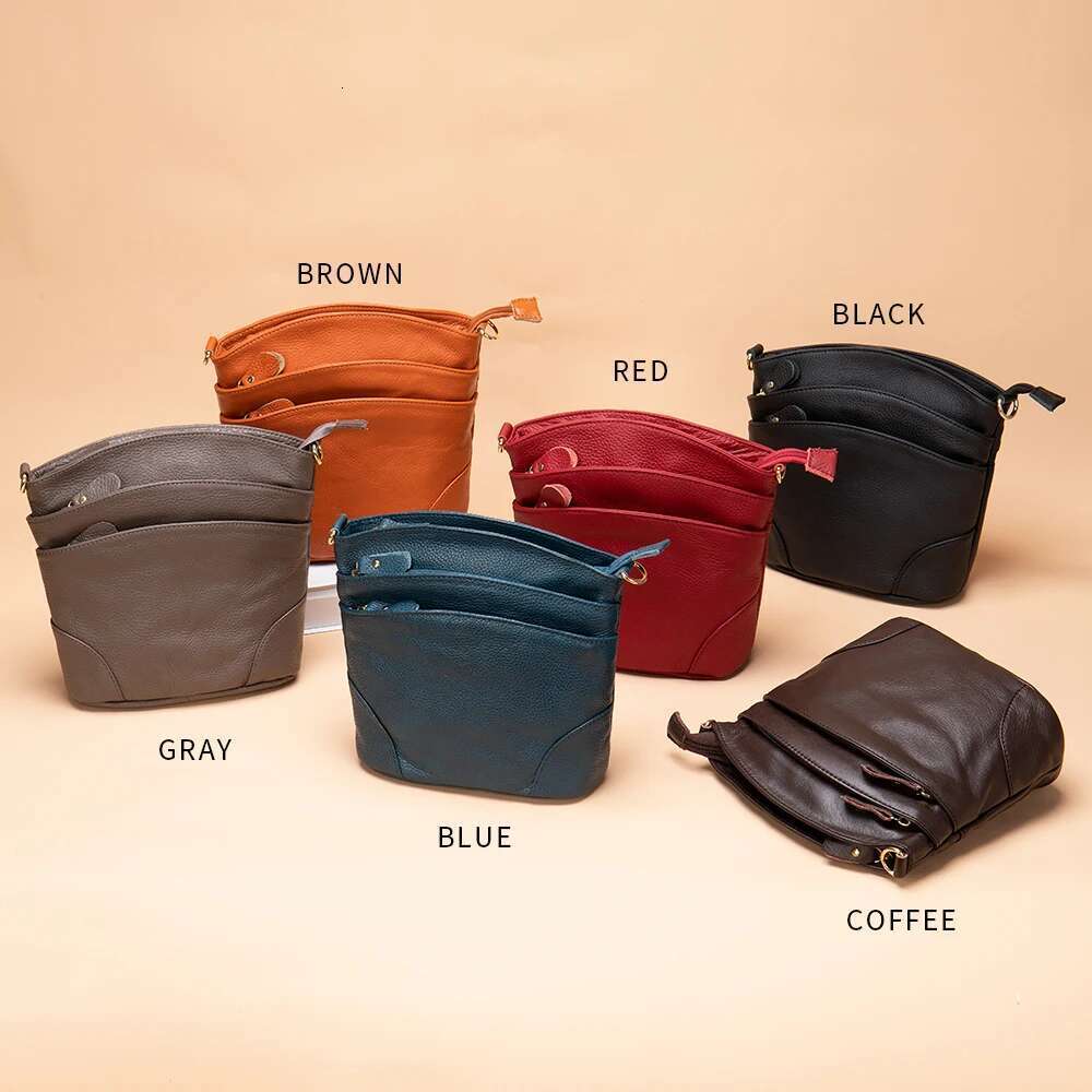 WESTAL Genuine Leather Women Mini Shoulder Designer Bag Four Seasons All-In-One Ladies Crossbody Purse