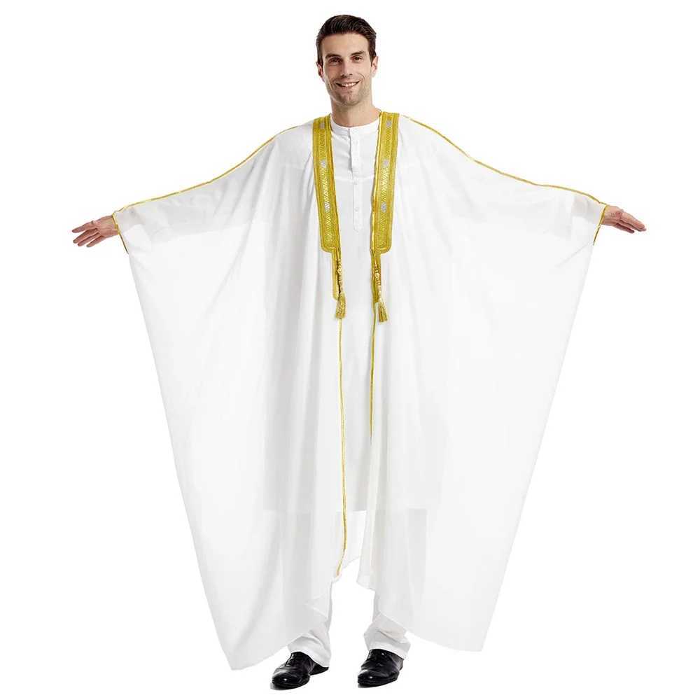 Dubai Saudi Abaya Open Kimono Men Muslim Long Robe Jubba Thobe Islam Clothing Arabic Turkey Kaftan Abayas Caftan Middle Eastern X250514