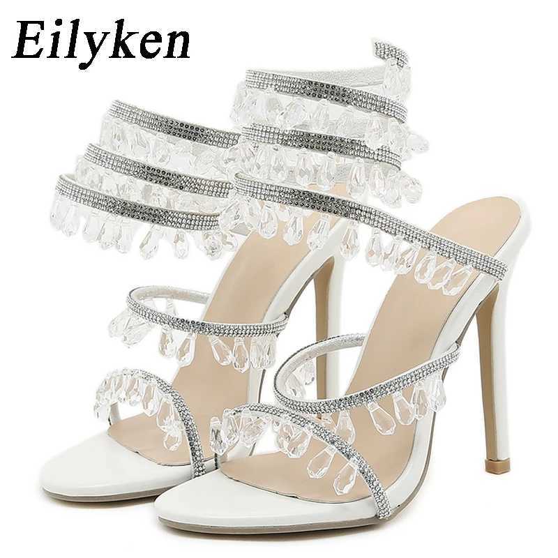 Similar New Summer Open Toe Woman Sandals Fashion Sexy CRYSTAL String Bead Nightclub Party Catwalk Thin High Heels Shoes W250514