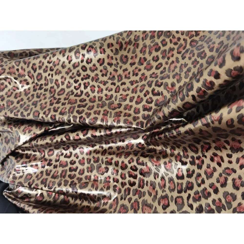 Plus Size Slim Fit Short Skater Leopard Print Trend Women A-Line Ruffled Mini Skirts Sexy Girl Revelry Party Club Skirt