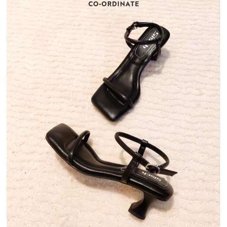Sandals Women's 2024 Summer Internet Celebrant High Heel Heels With Buckle Strap Sexy Open Toe Korean Style