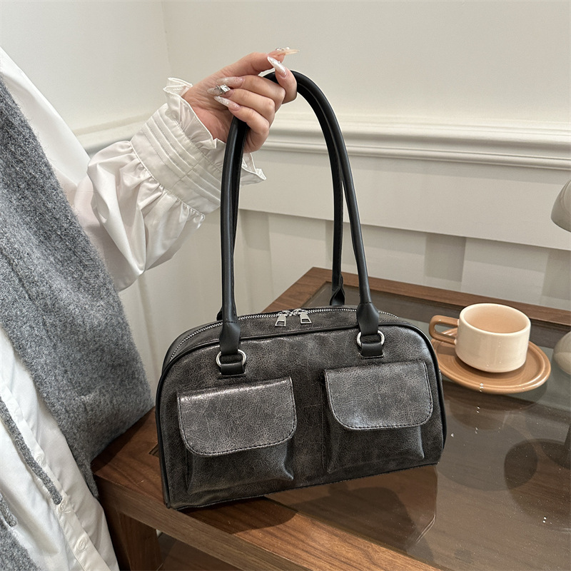 New Free Delivery Designer Bag Pop 2025 New Trend Women's Luxury Bag Autumn And Winter Stylish Tote Armpit Korean Version Shoulder Bowling Bag Wo