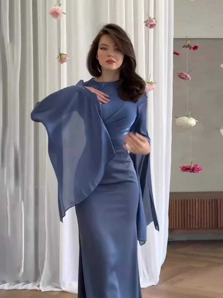 Satin Women Party Dress Jalabiya Slim Dubai Ramadan Morocco Abaya Summer Dresses Kaftan Islam Vestidos Arab Eid Muslim Robe 2024 X250514