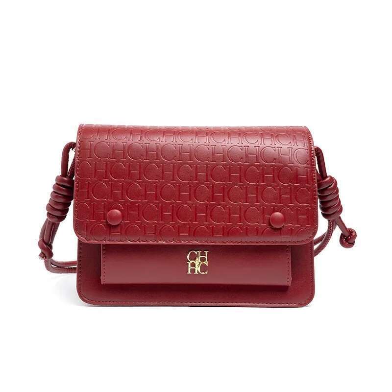 CH Letters Printing Design Crossbody High Fashion Versatile Commuter Premium Sense Women's Casual Shoulder Bag