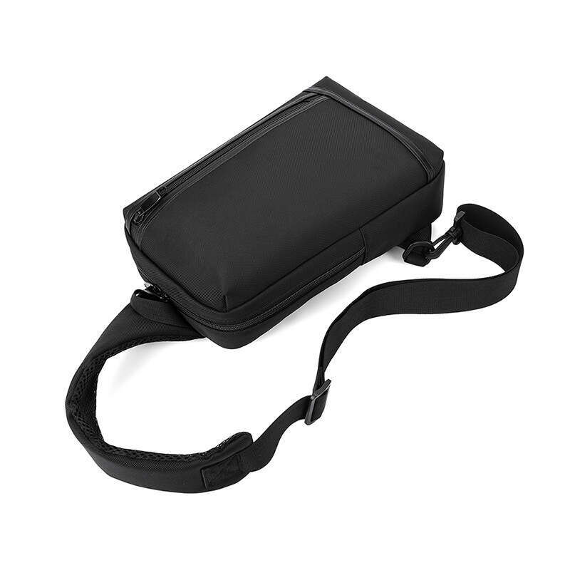 Fashionable men's travel crossbody nylon waterproof shoulder chest bag, Guangzhou Shiling