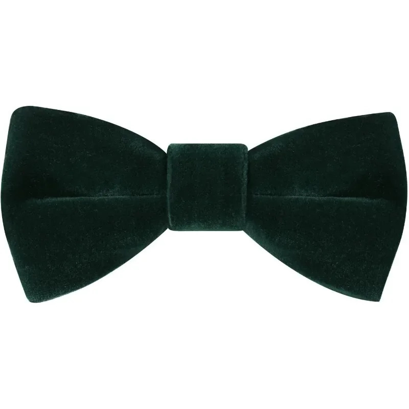 Pre-Tied Velvet Bow Ties for Toddlers - Solid Adjustable Child Bow Ties With Gift Box musical band graduation 250514