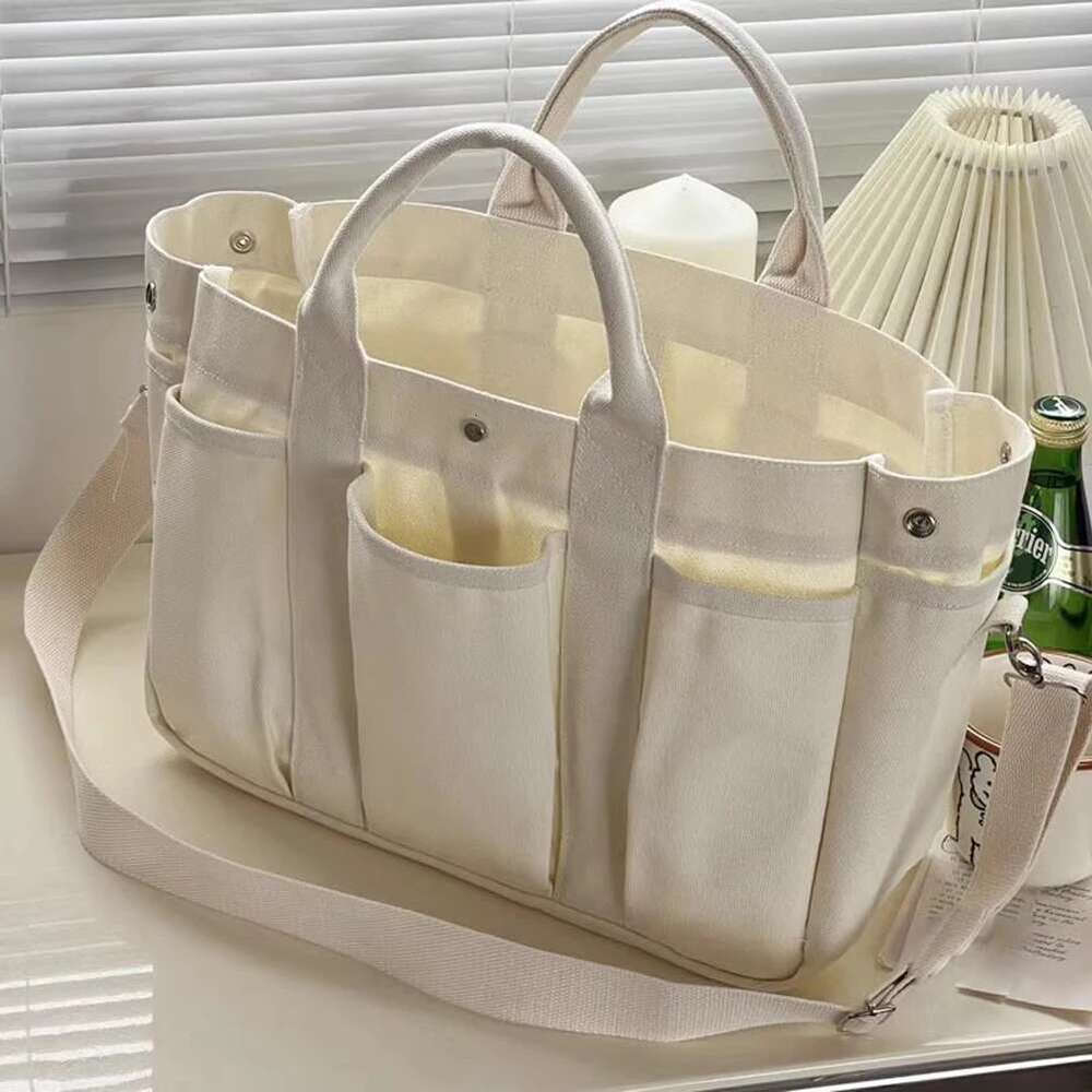 Korea INS Style Mother Baby Diaper Bags Canvas Large Capacity Mommy Tote Multifunctional Maternity Nappy Storage Bag