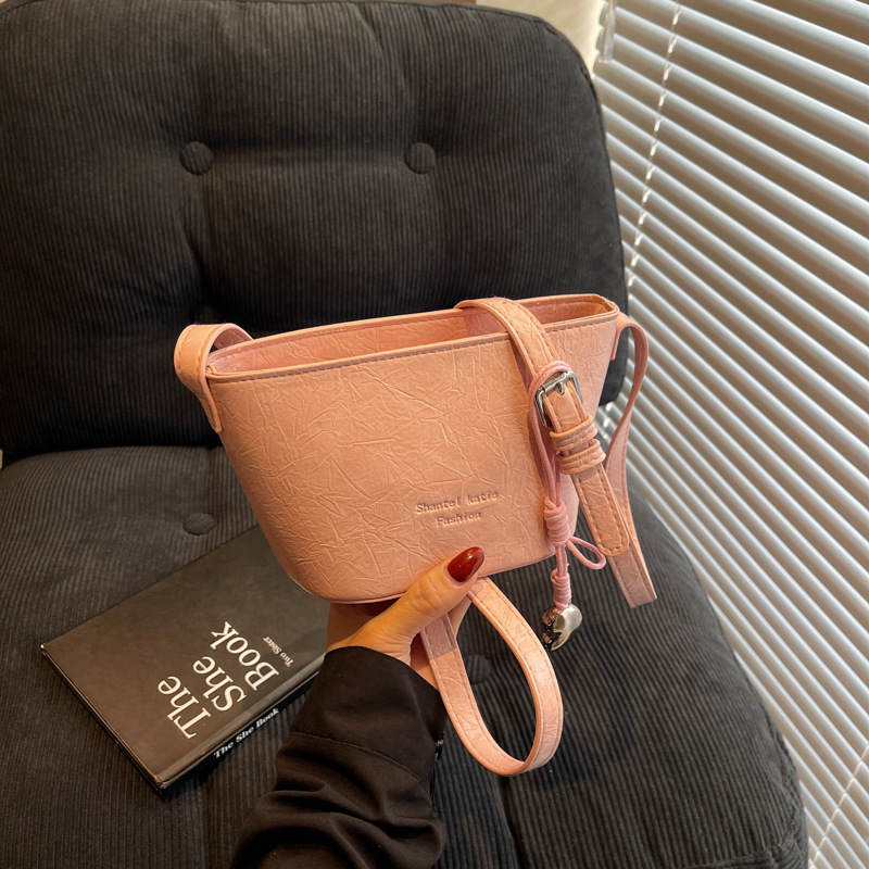 This year's popular small bags for women's summer 2025 new style simple and versatile single shoulder crossbody casual bucket bag