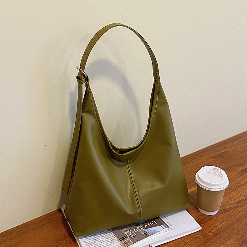 Free Delivery Designer Bag Commuting Textured Shoulder For Women 2025 Popular Korean Version This Year Temperament Underarm Tote Fashionable Woman Lux