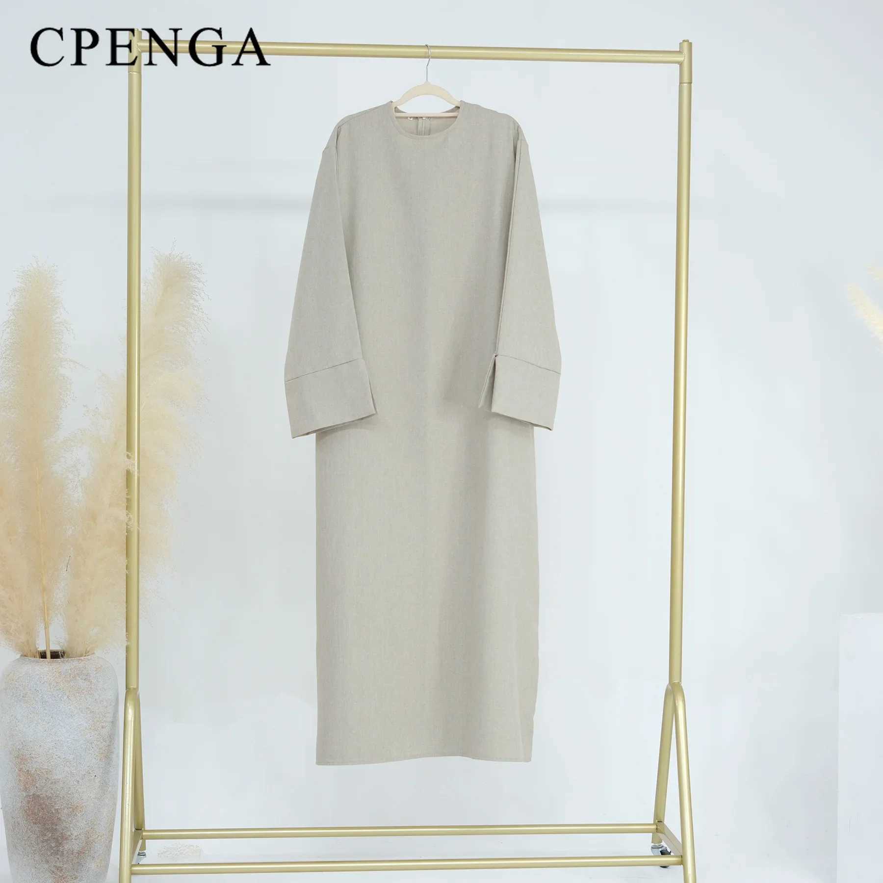 2024 Saudi Arabia Women Elegant Modest Cardigan Ramdan Dubai Kimono Abaya Dress Luxury Islam Church Turkey Linen Open Robe X250514