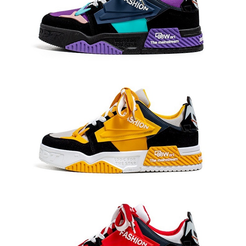 2025 Summer Free Shipping Men Shoes Fashion New Designer Trendy Casual Sports Shoes Purple, Red, Yellow Sizes 39-44