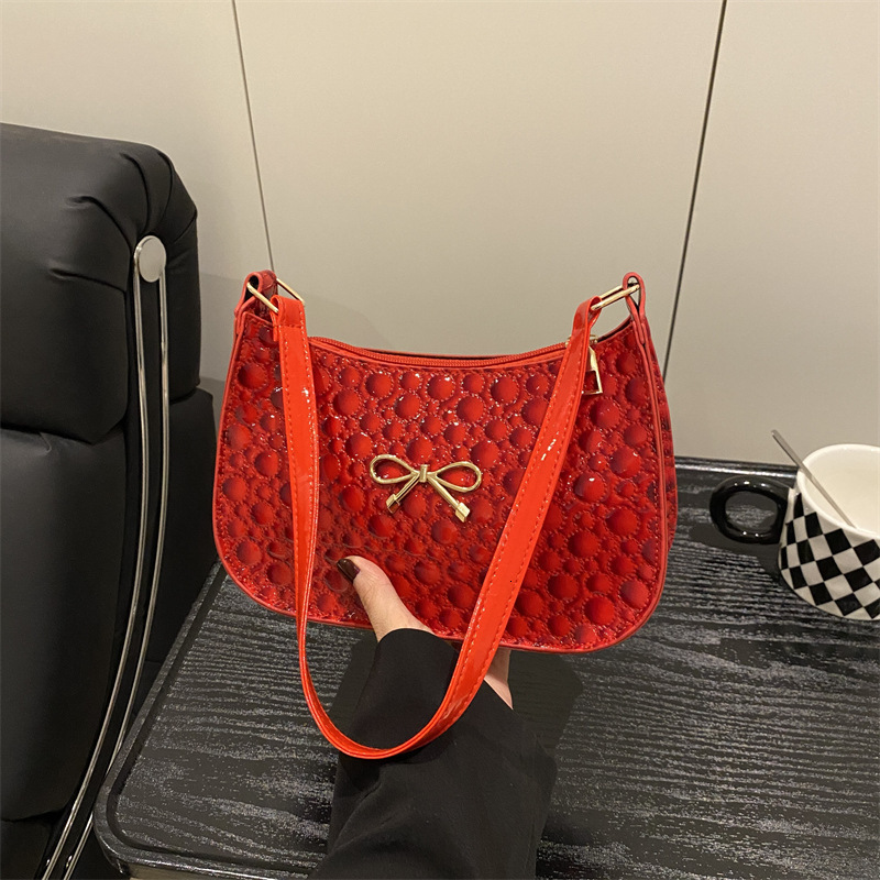 Underarm Luxury For Women 2025 Butterfly Knot Woven Pattern Spring Small Square New Free Delivery Designer Bag Bag Simple And Casual Single Luxury Bag