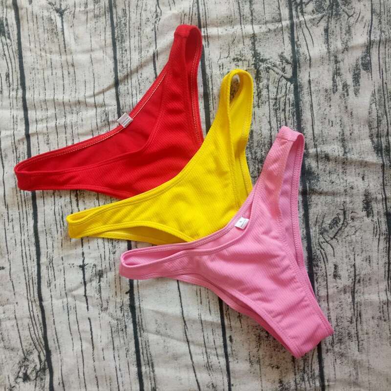Solid Brazillian Swimsuit Women Bikini Set Sexy Off Shoulder Swimwear Female Swimming Biquini Maillot De Bain Femme