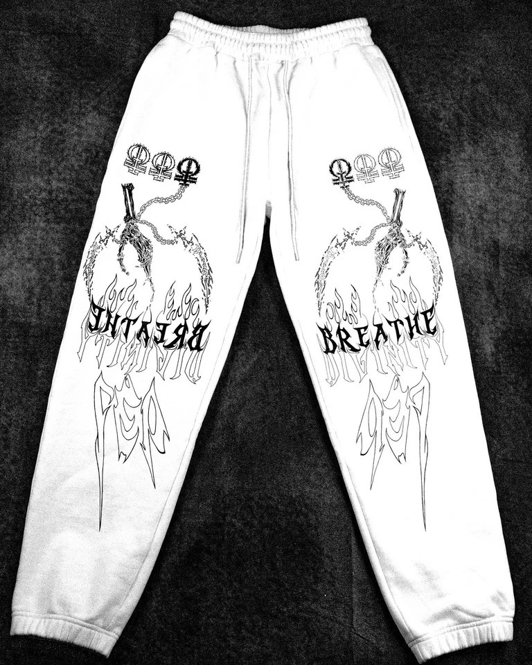 Breathedivinity Joggers Men Women autumn winter American fashion with fleece for men US size Ship Only 250514