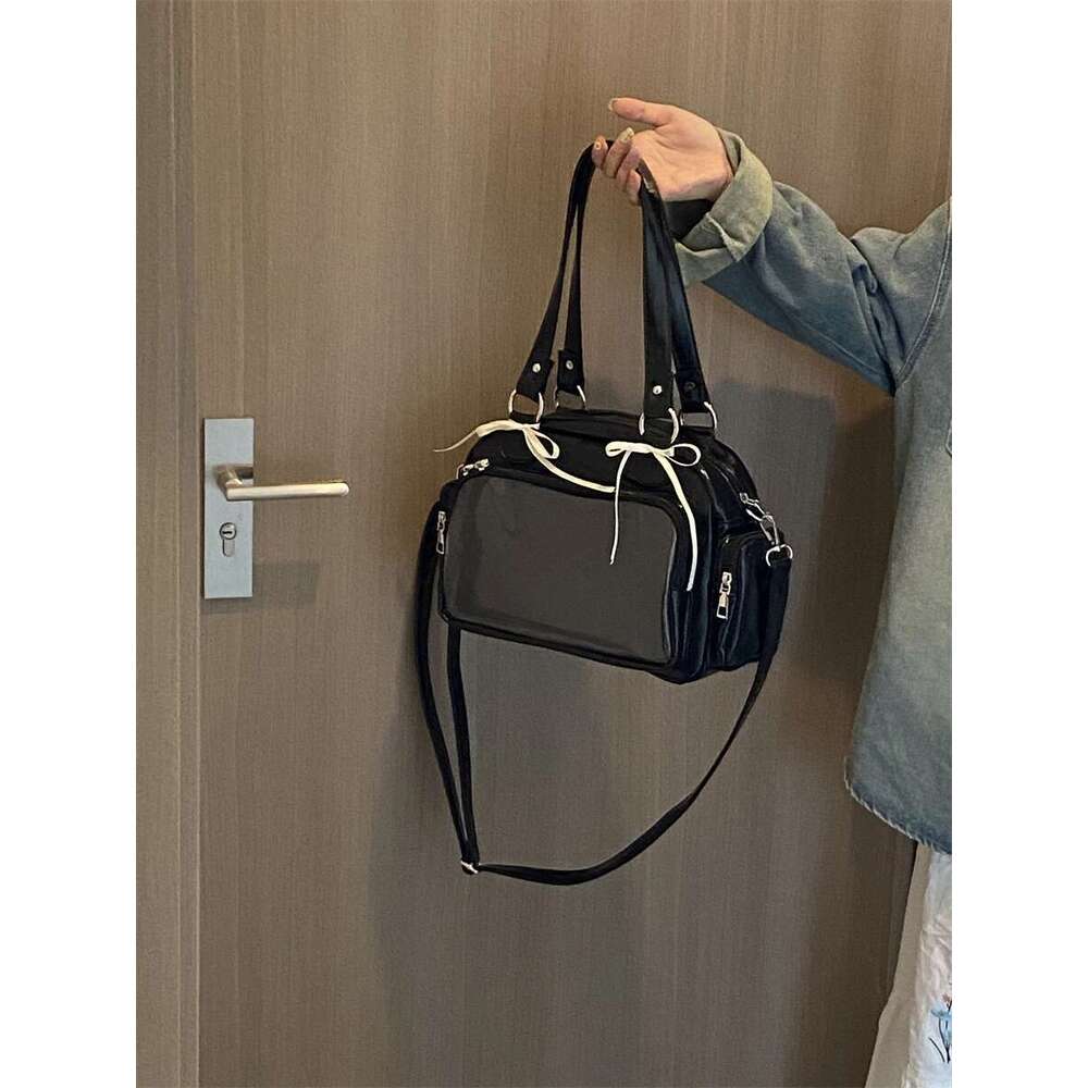 Japanese Uniform JK Large Capacity Transparent Shoulder Crossbody Bag Student School Bags Itabag Women Bolso