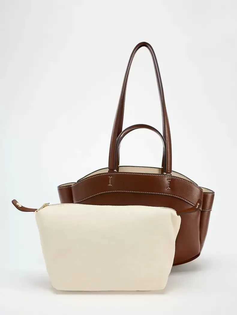 Cust Name Wen Tote Bag Underarm Pouch Large Capacity Pu Leather Shoder Bag Crossbody Bag Casual Portable Bucket Bags Z250514