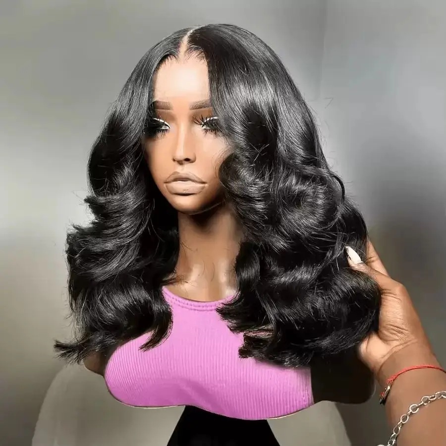 30 40 Inch Body Wave 13x6 Hd Transparent Lace Frontal Wig Human Hair High Density Lace Front Wig Synthetic Front wigs Black Women Brazilian Hair Wigs