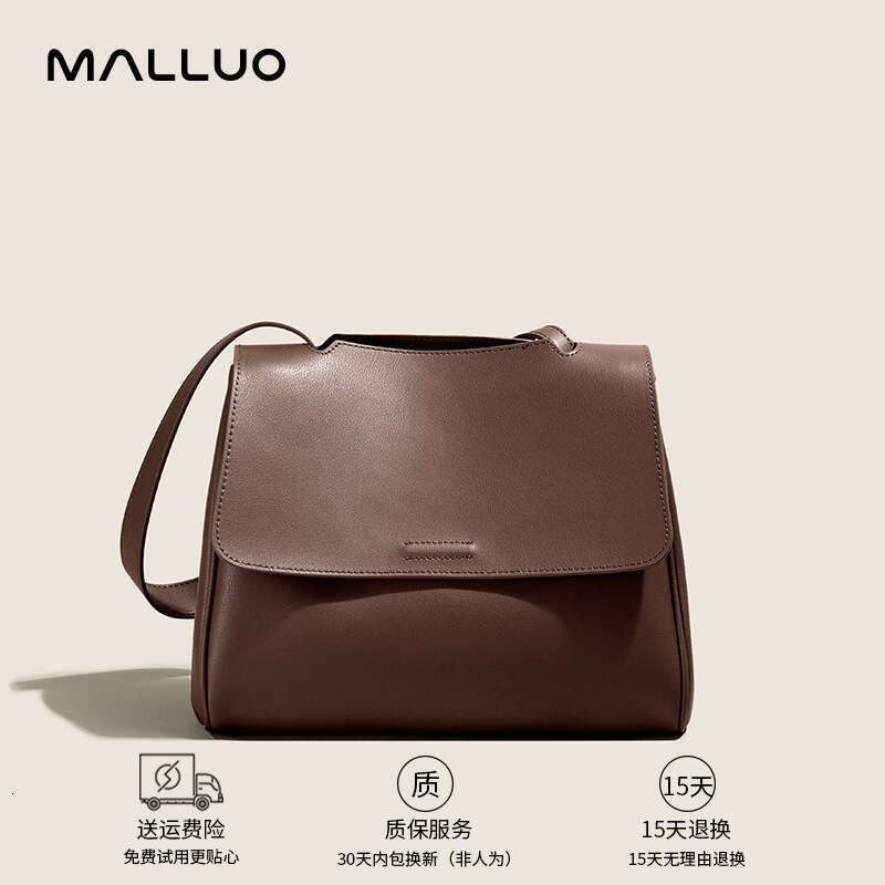 Genuine Leather Bag For Women 2025 New High-End And Niche Tote Large Capacity Crossbody Bag, Women's Commuting Handbag