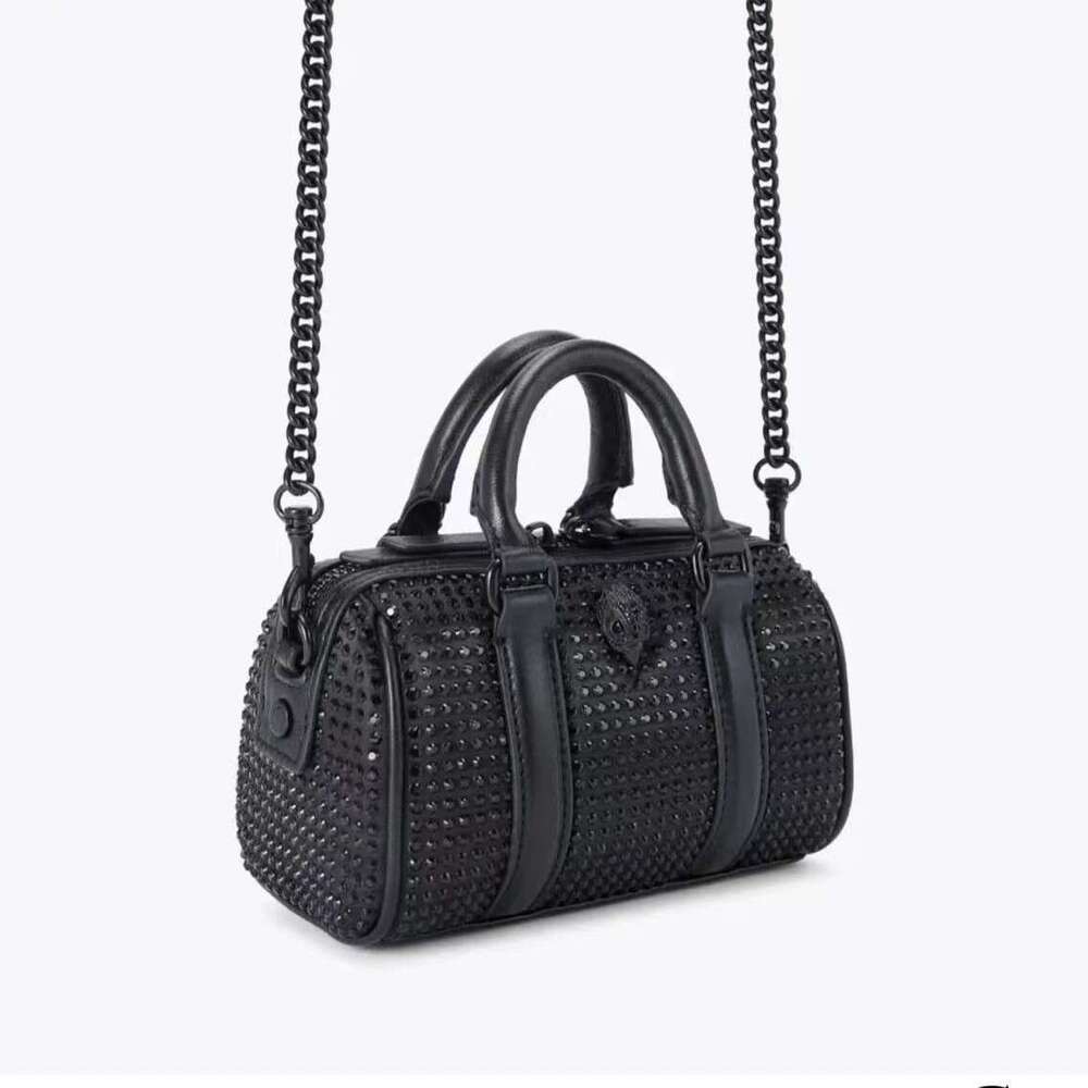 Tote Bag New Black Diamond Niche Versatile Single Shoulder Crossbody Small Eagle Head Chain Women S Bag KQ