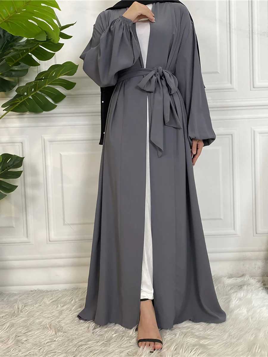 2025 Modest Abaya Ramadan Dubai Robe Femme Musulmane Turkey Kaftan Islamic Clothing Muslim For Women Kimono Caftan Marocain Cardigan X2505141