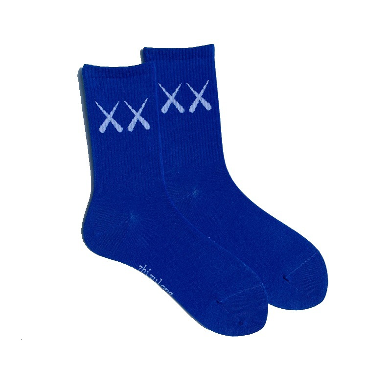 Designer Socks XX Ins Trendy Internet Red Cotton Men S And Women S Middle Color College Style Street Skateboarding Sports Long Socks Sports Socks