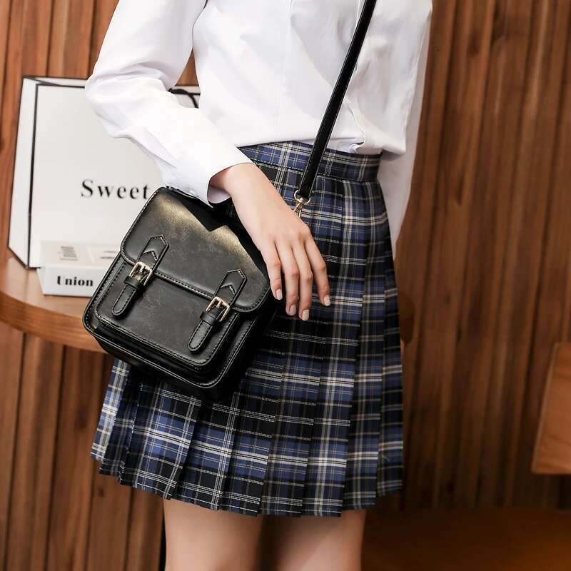New Trend All-Match One-Shoulder PU Handbag Women's Small Square Messenger Bag