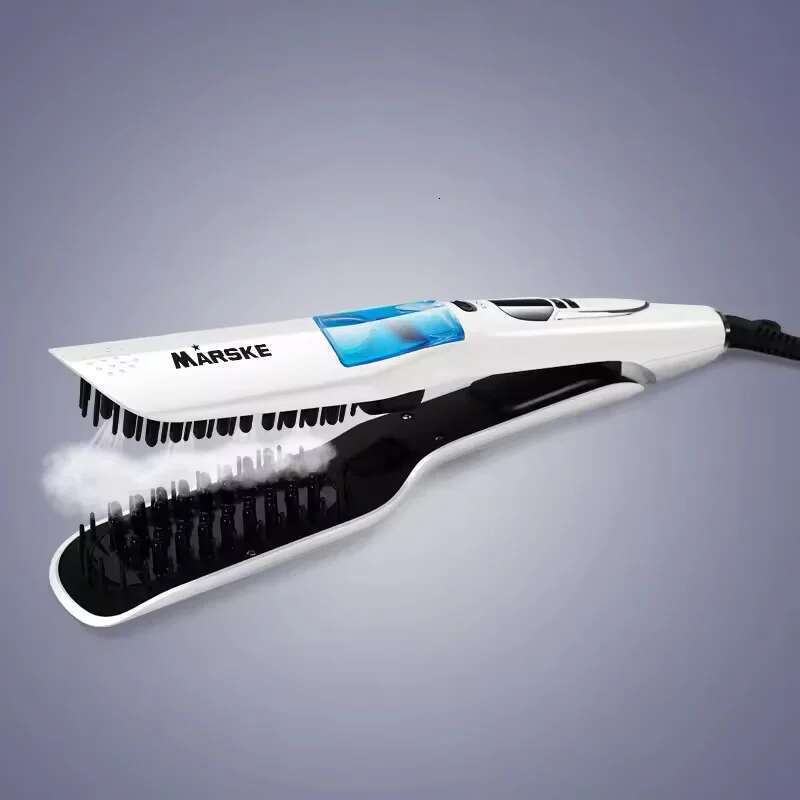 Professional fast electric Multi-functional dry and wet steam straightener PTC heating hair straighten