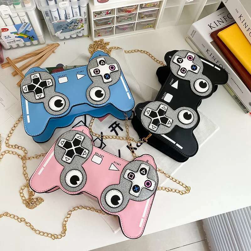 Fun Creative Personality Game hine Pu Messenger Women Cute Small Chain Shoulder Female Crossbody Bag